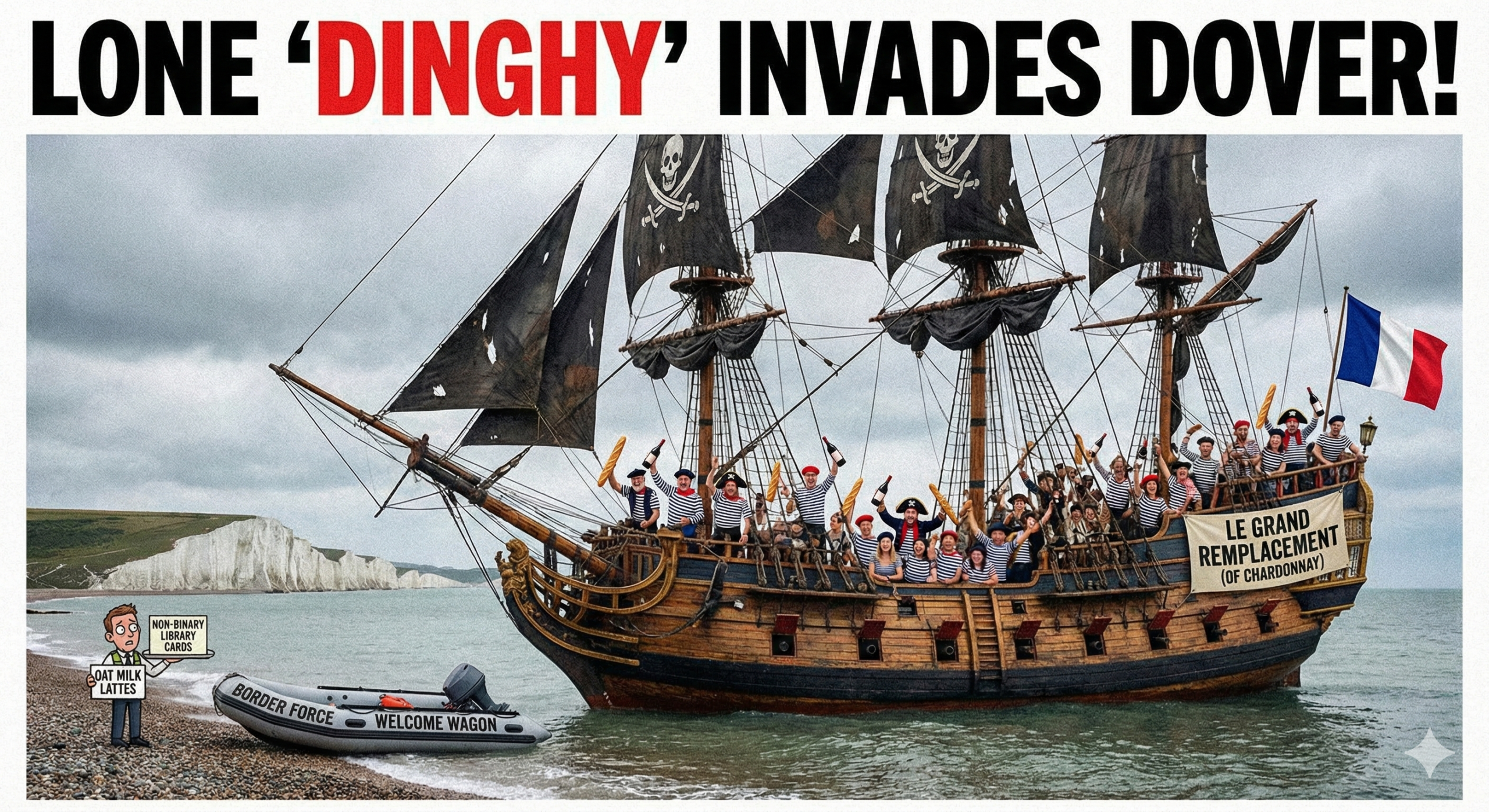 THE ARMADA IS HERE: Why Is The Woke Mob Calling A 40-Gun Frigate A “Vulnerable Dinghy”?